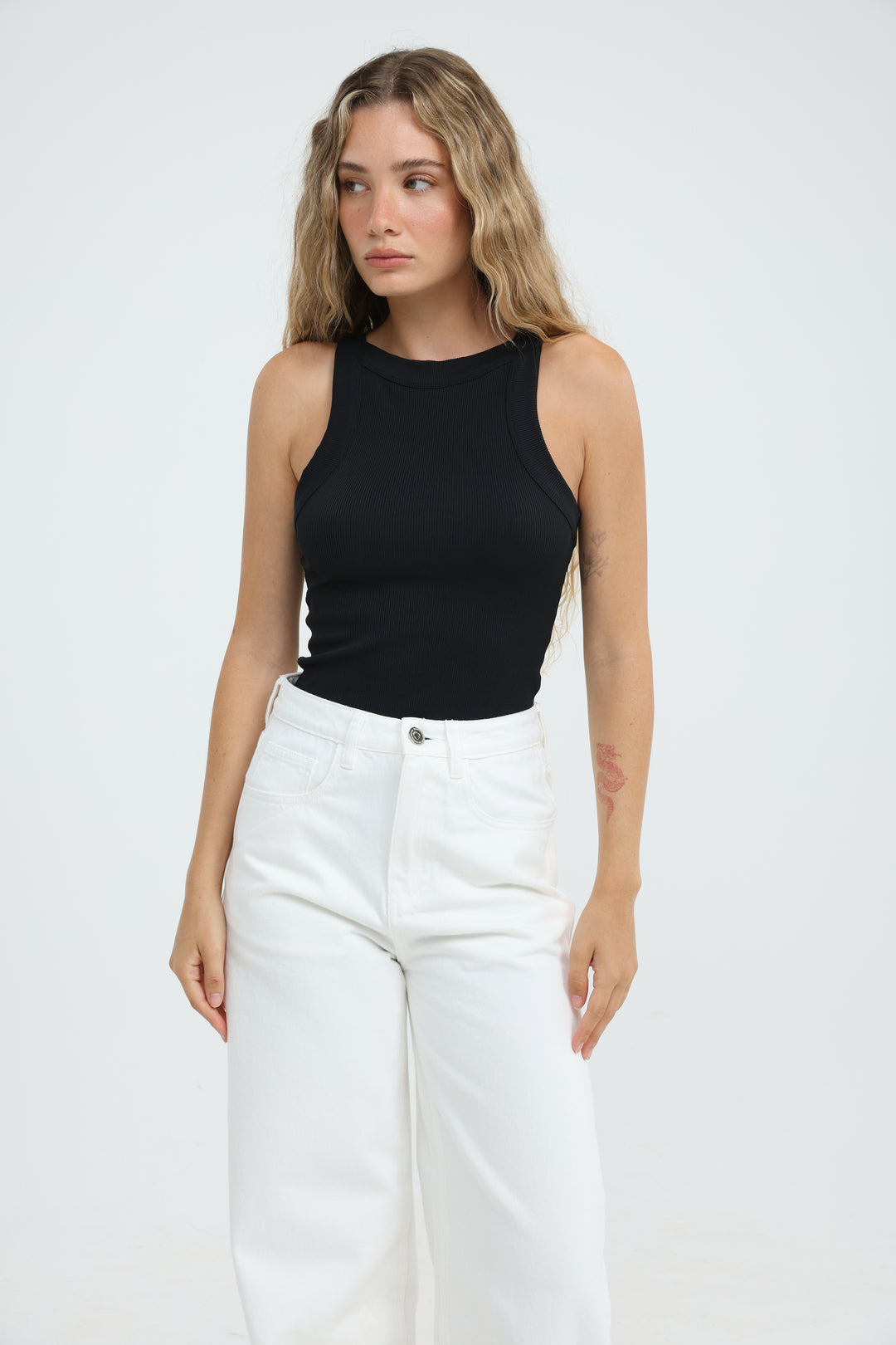 Clean46 Black Rib Tank