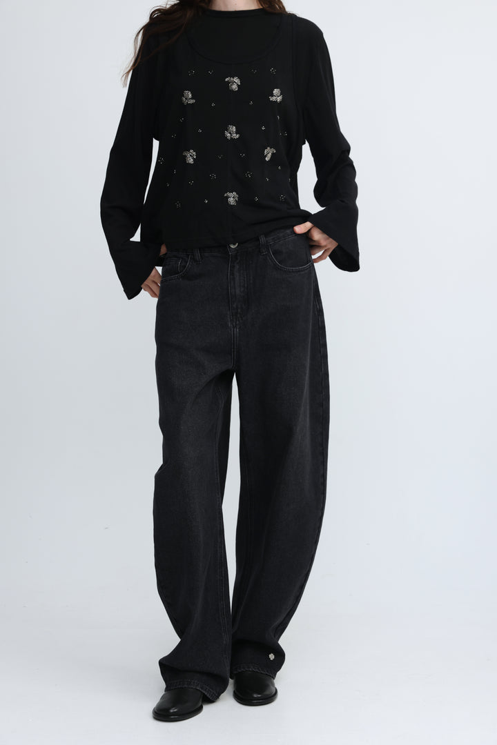 Star 114 Black Denim