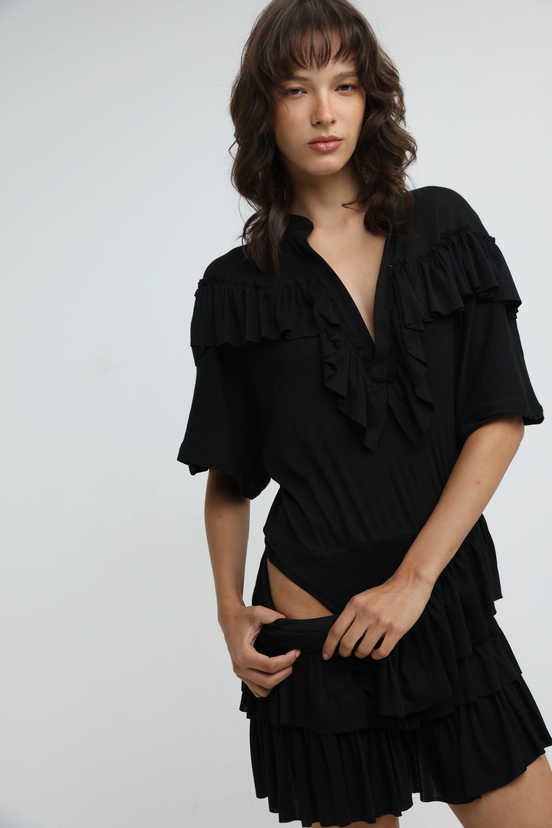 Terra Black Bodysuit
