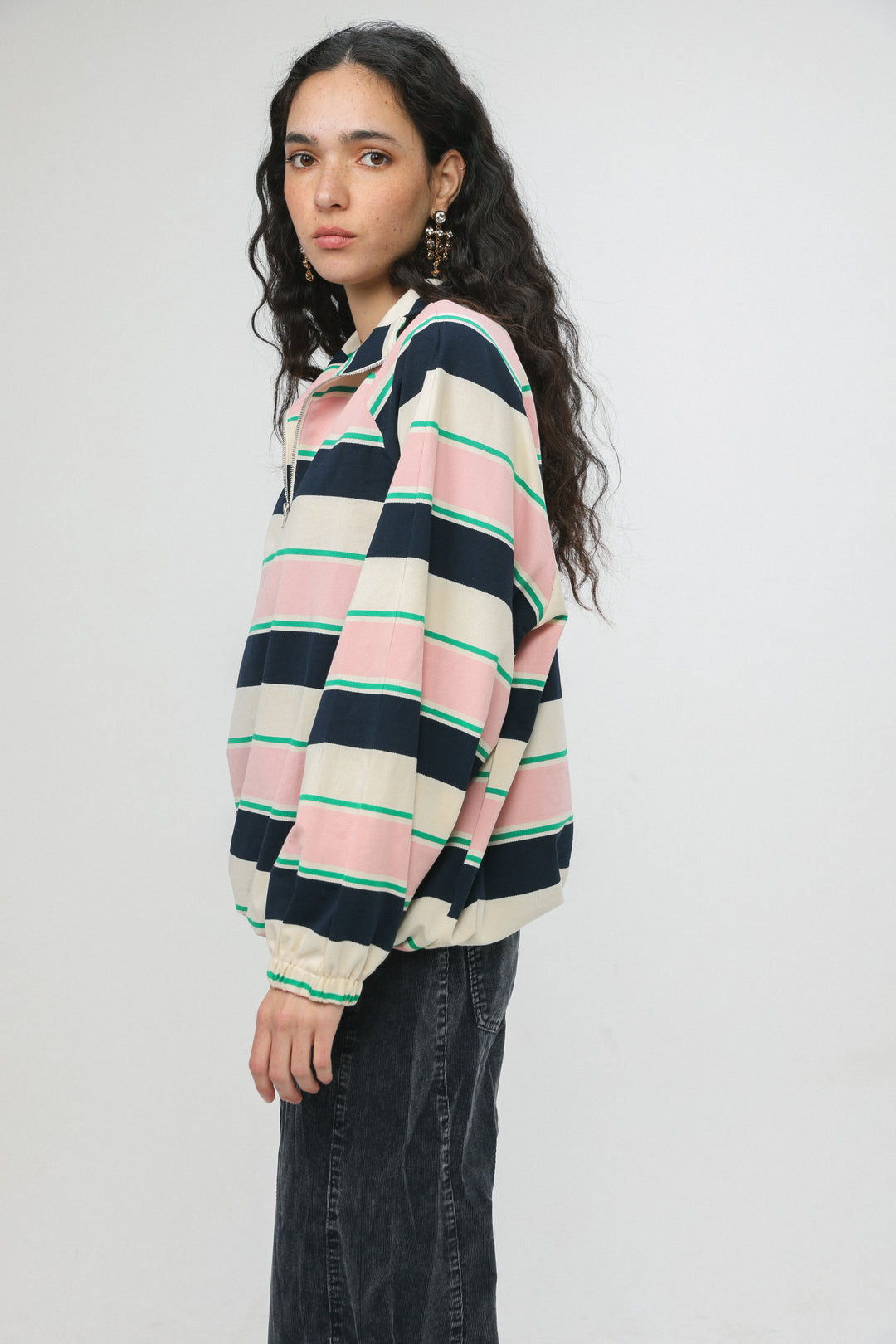 Adam Pink Striped Polo