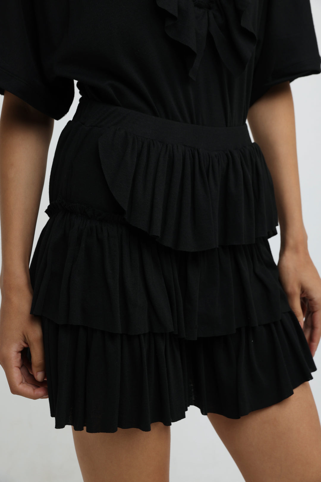 Sol Black Mini Skirt