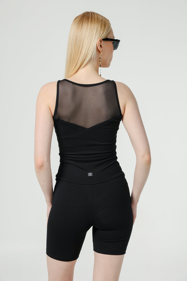 Dani Black Short Leggings