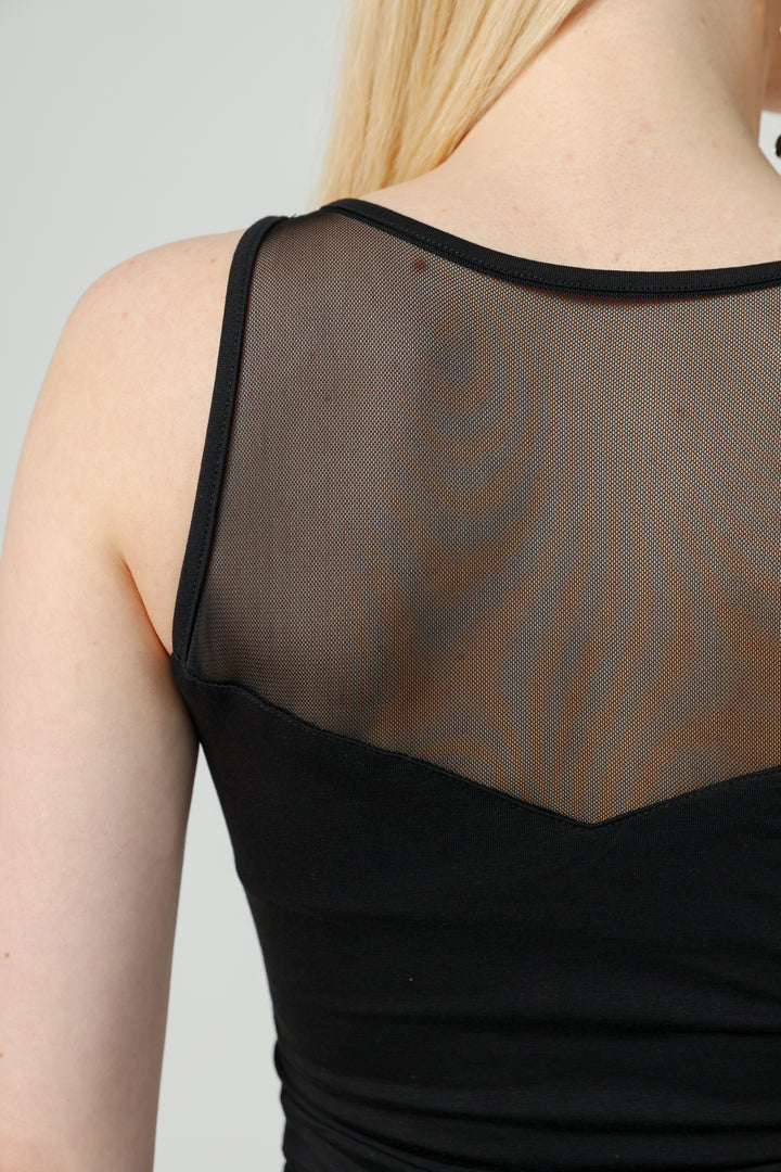 Stay Black Mesh Tank