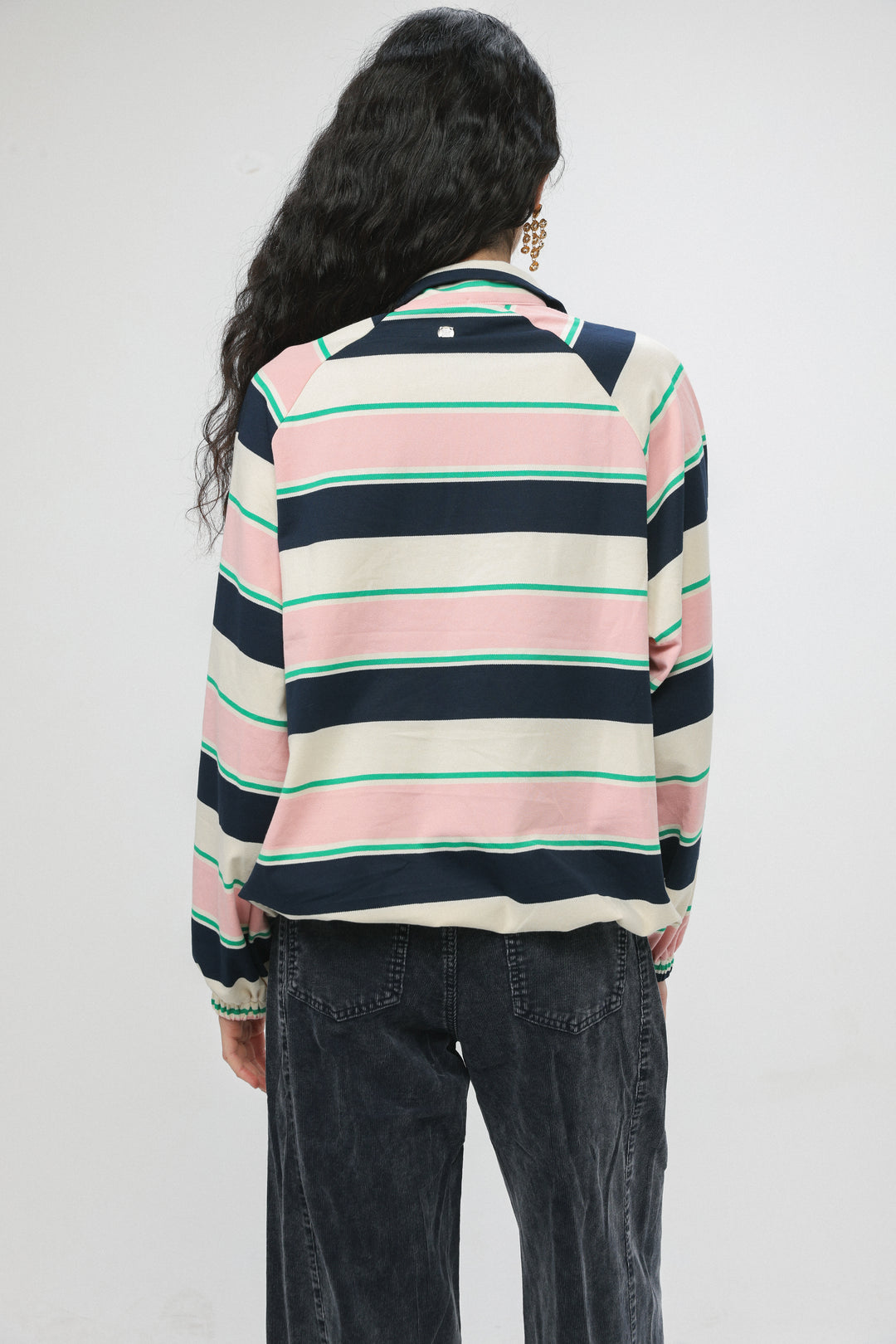 Adam Pink Striped Polo