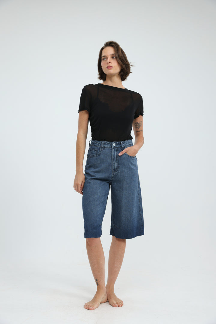 Star 714 Dark Blue Bermuda Denim