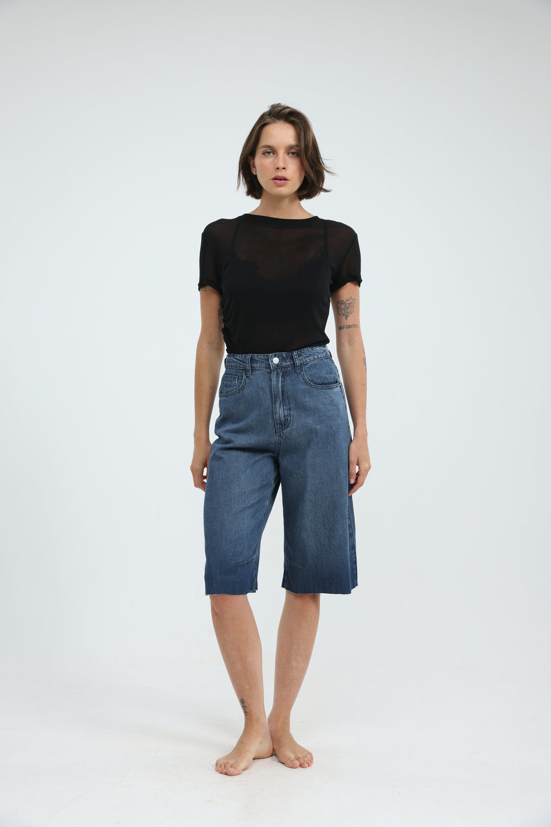 Star 714 Dark Blue Bermuda Denim