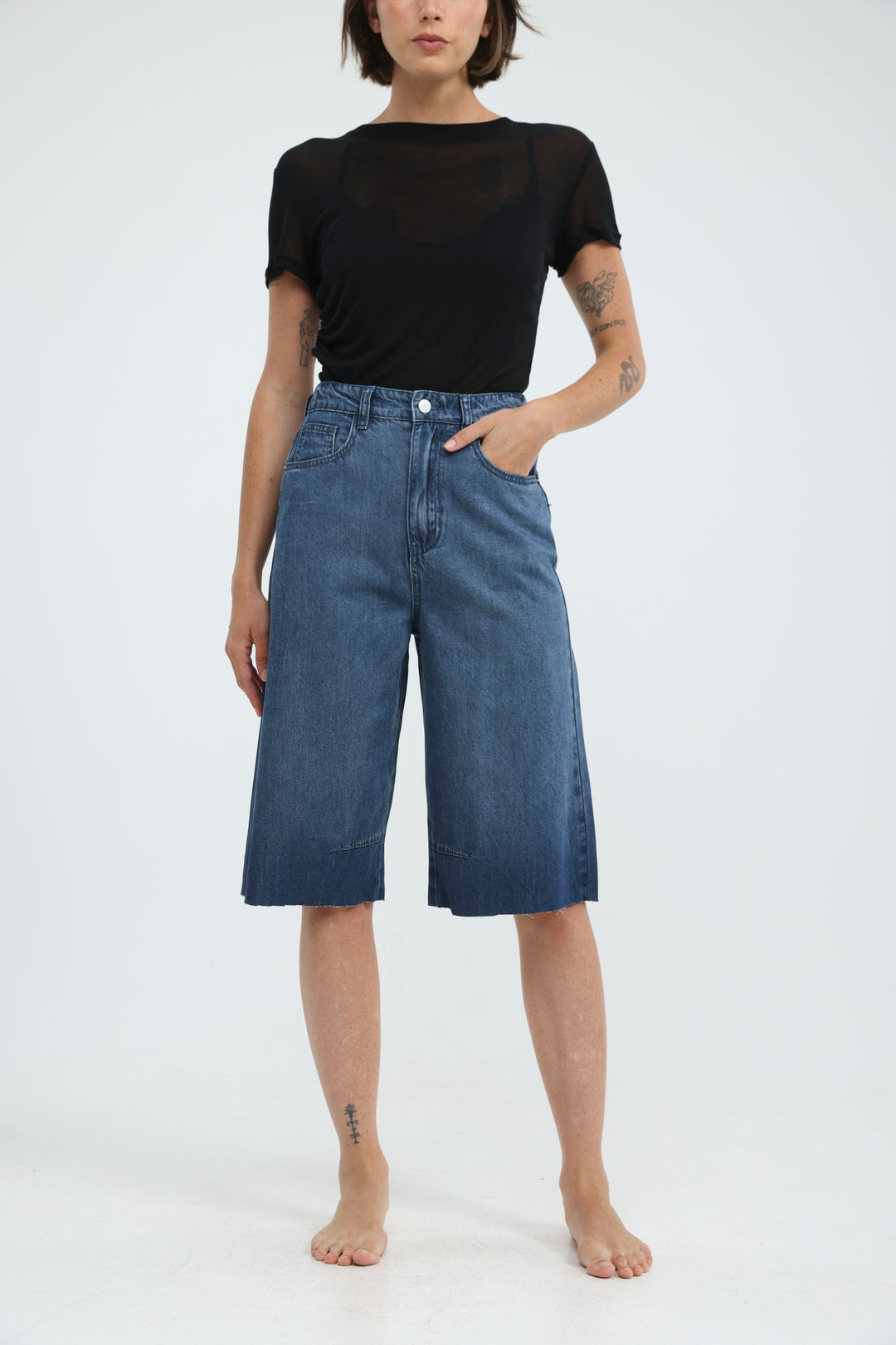 Star 714 Dark Blue Bermuda Denim