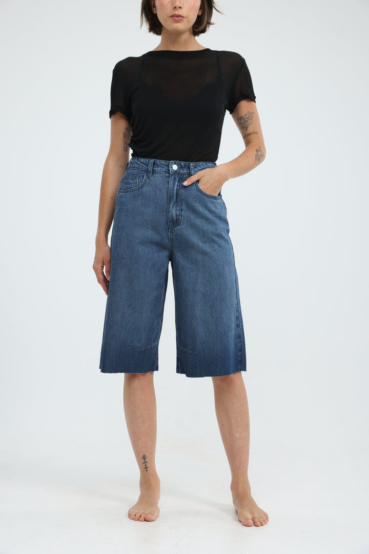 Star 714 Dark Blue Bermuda Denim