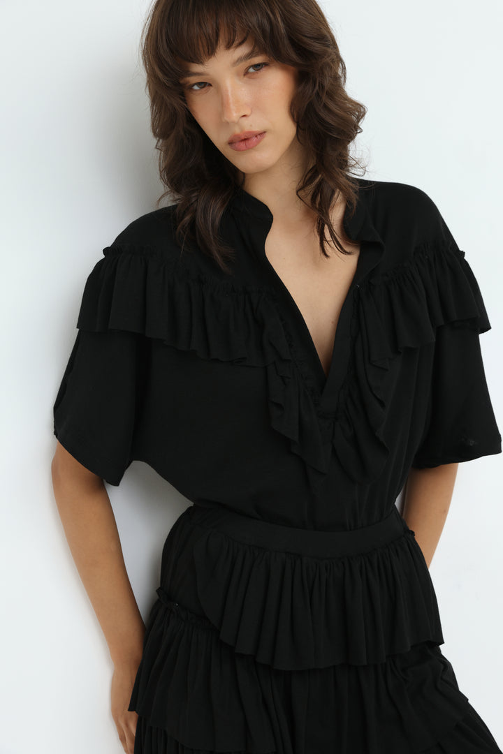 Terra Black Bodysuit