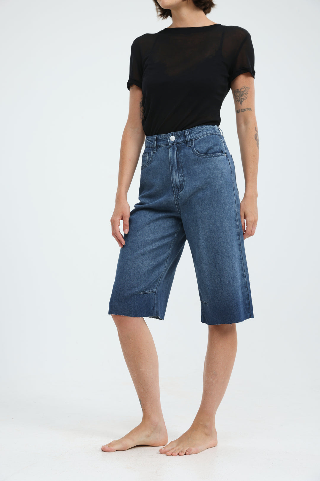 Star 714 Dark Blue Bermuda Denim