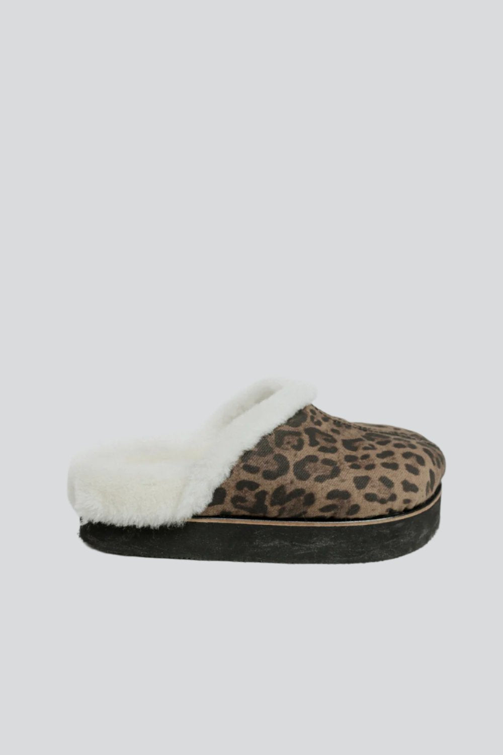 DNA No.18 Leopard&Cream Platform Mules