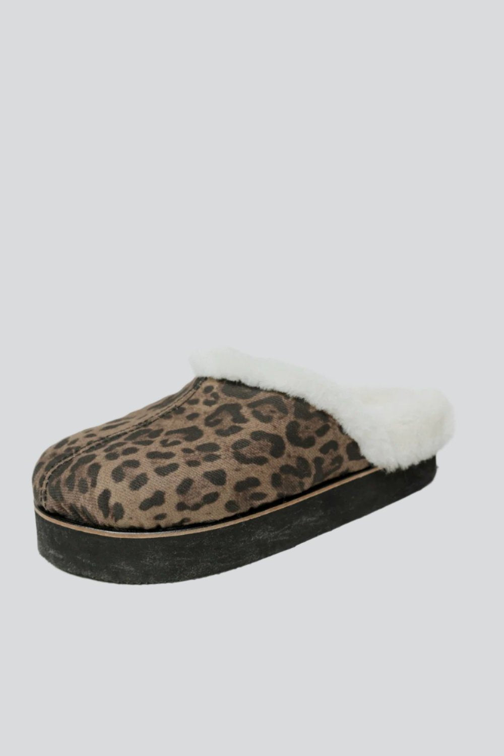 DNA No.18 Leopard&Cream Platform Mules