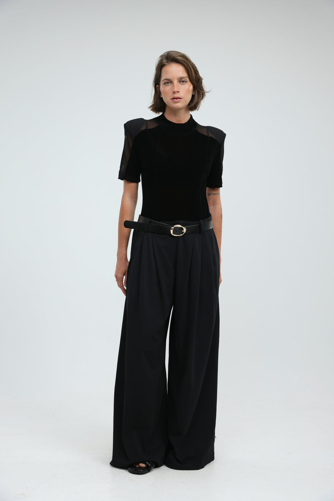 Folder Black Bodysuit