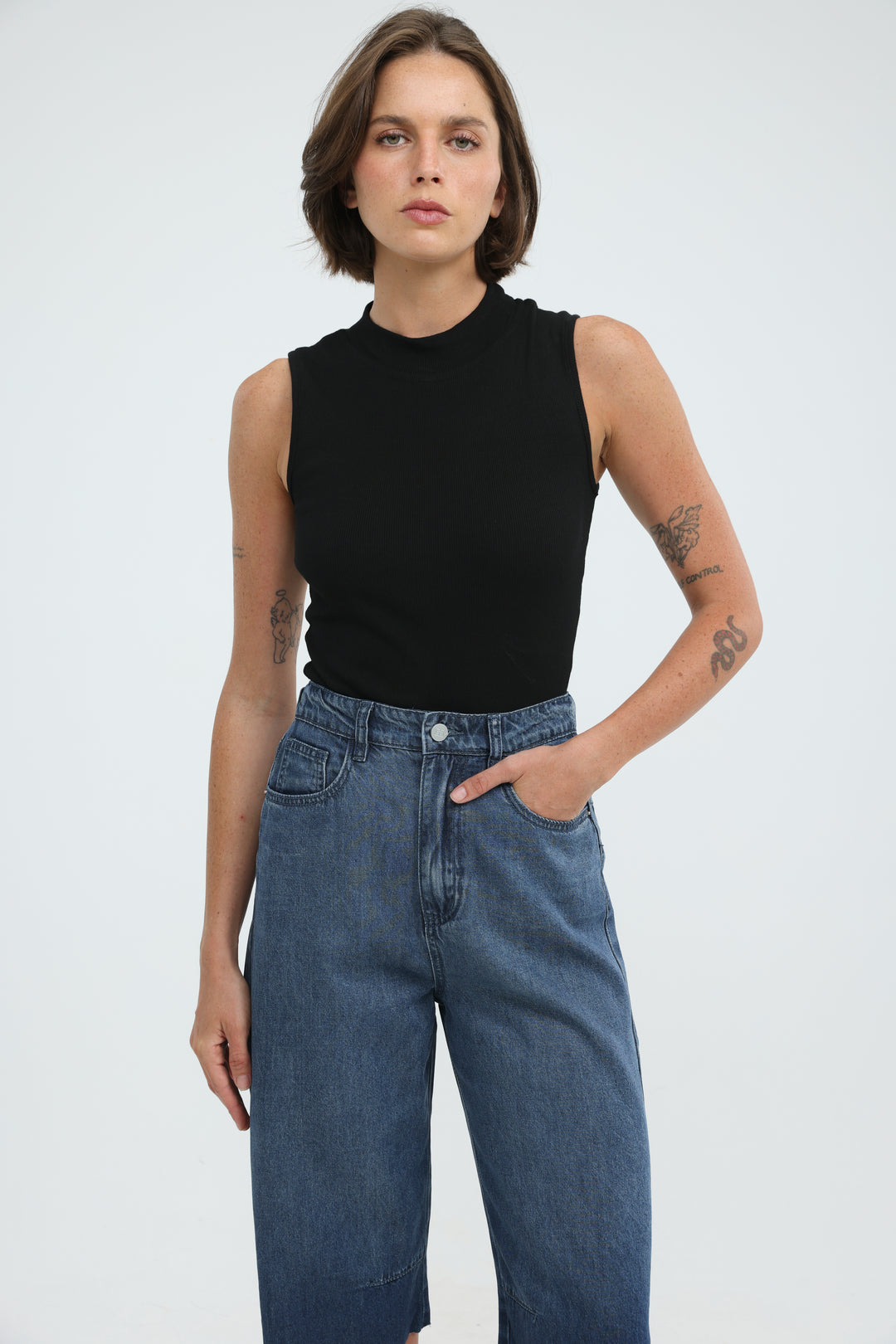 Clean47 Black Bodysuit