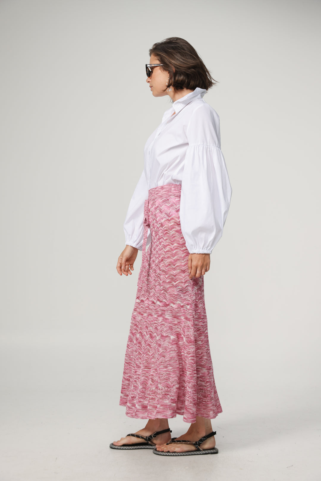 Pink Knitted Skirt