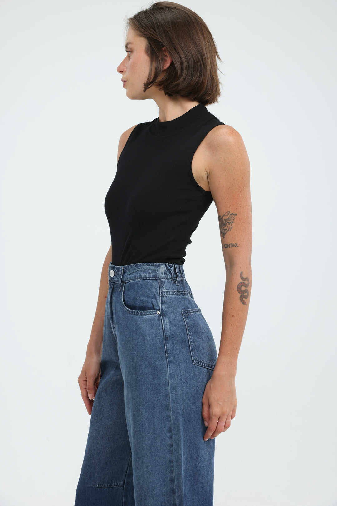 Clean47 Black Bodysuit