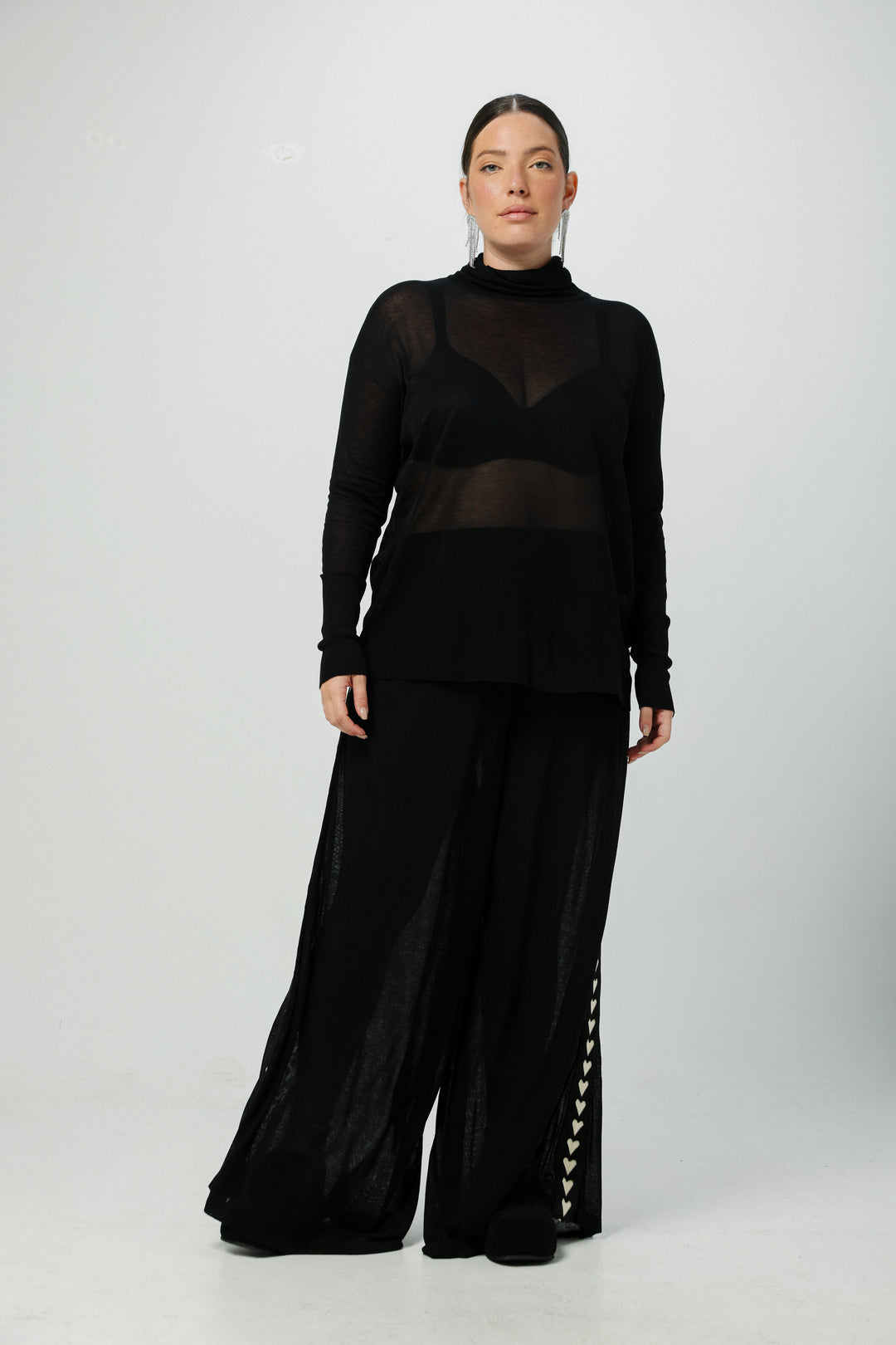 Moment Green High Neck Top