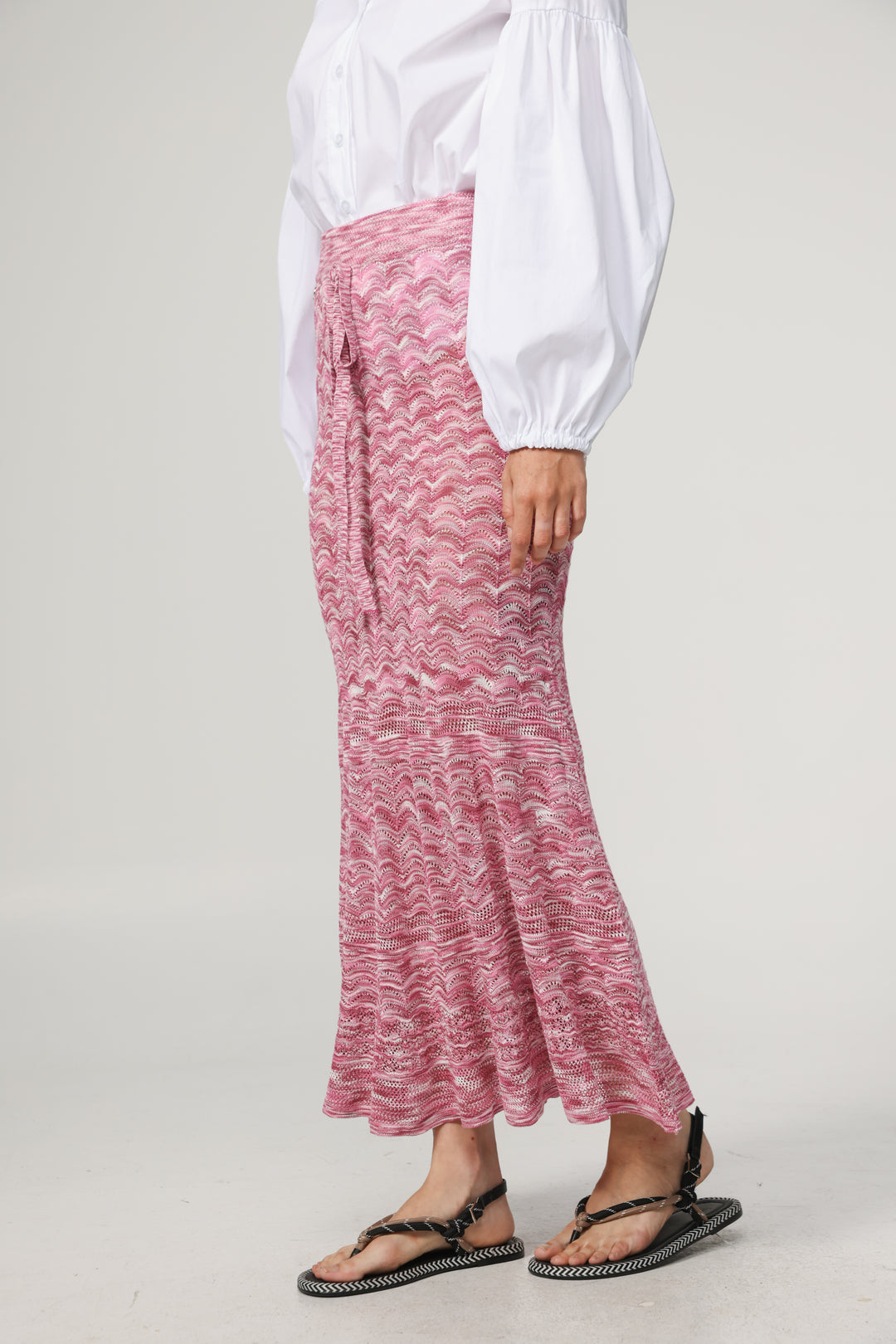 Pink Knitted Skirt