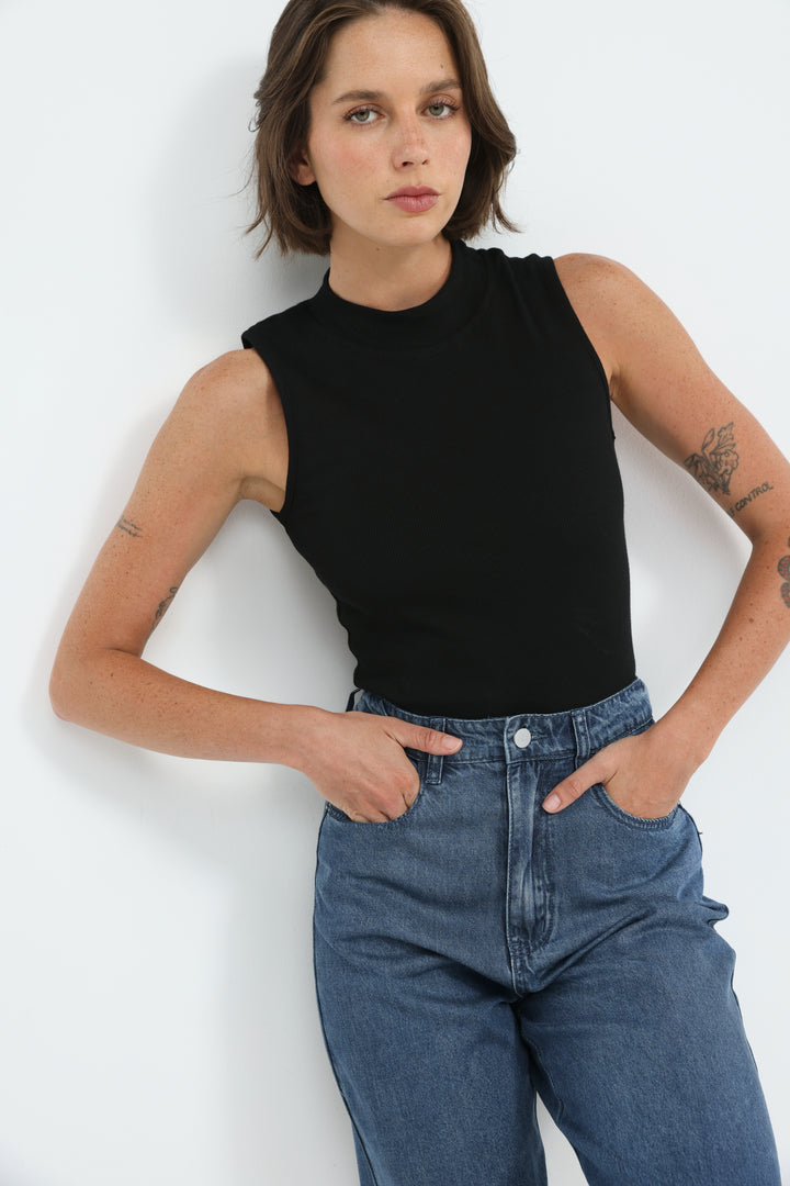 Clean47 Black Bodysuit