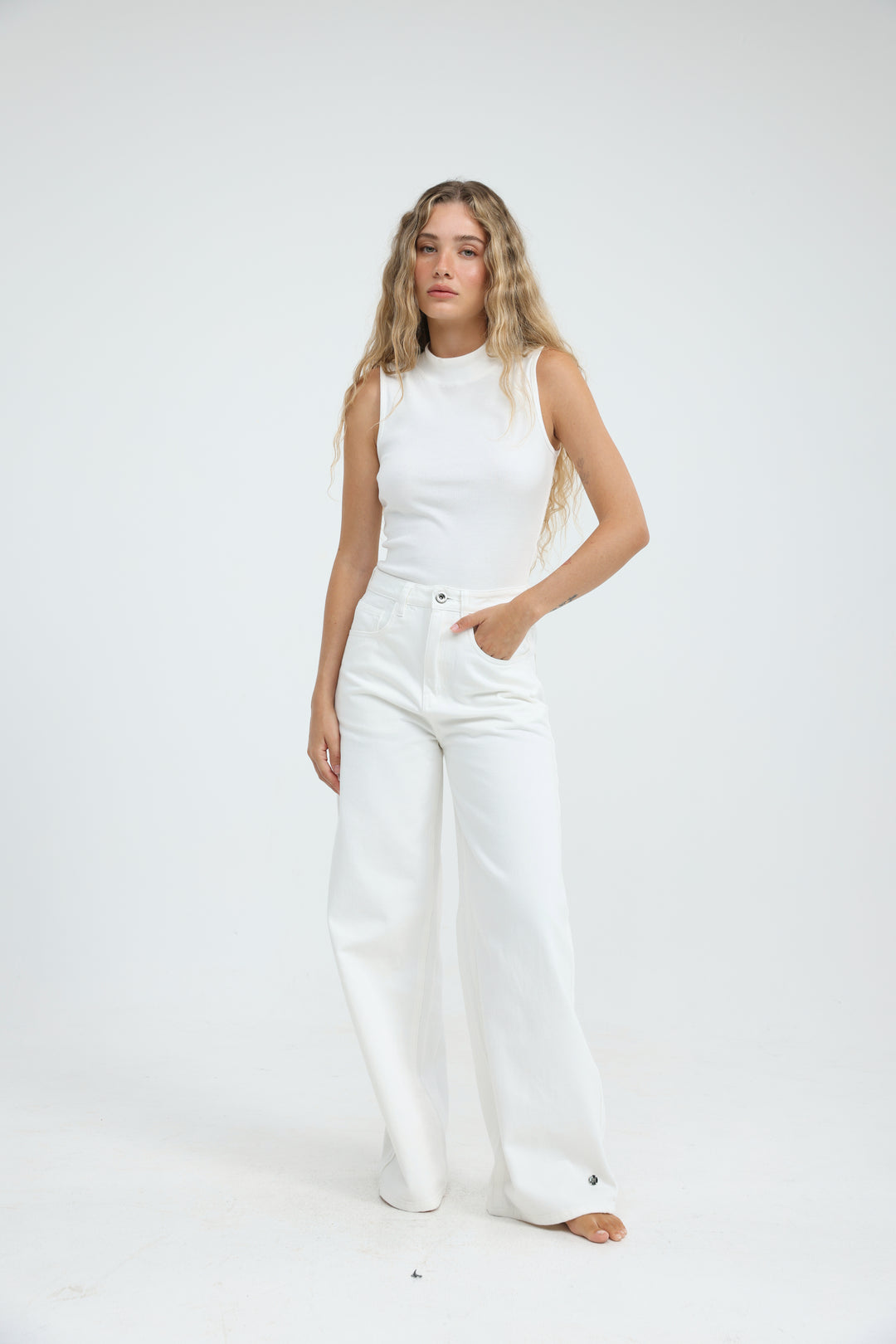 Clean47 White Bodysuit