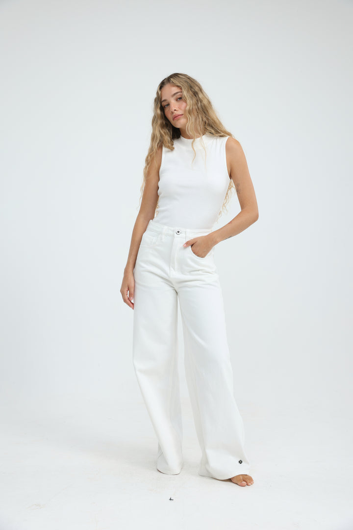 Clean47 White Bodysuit