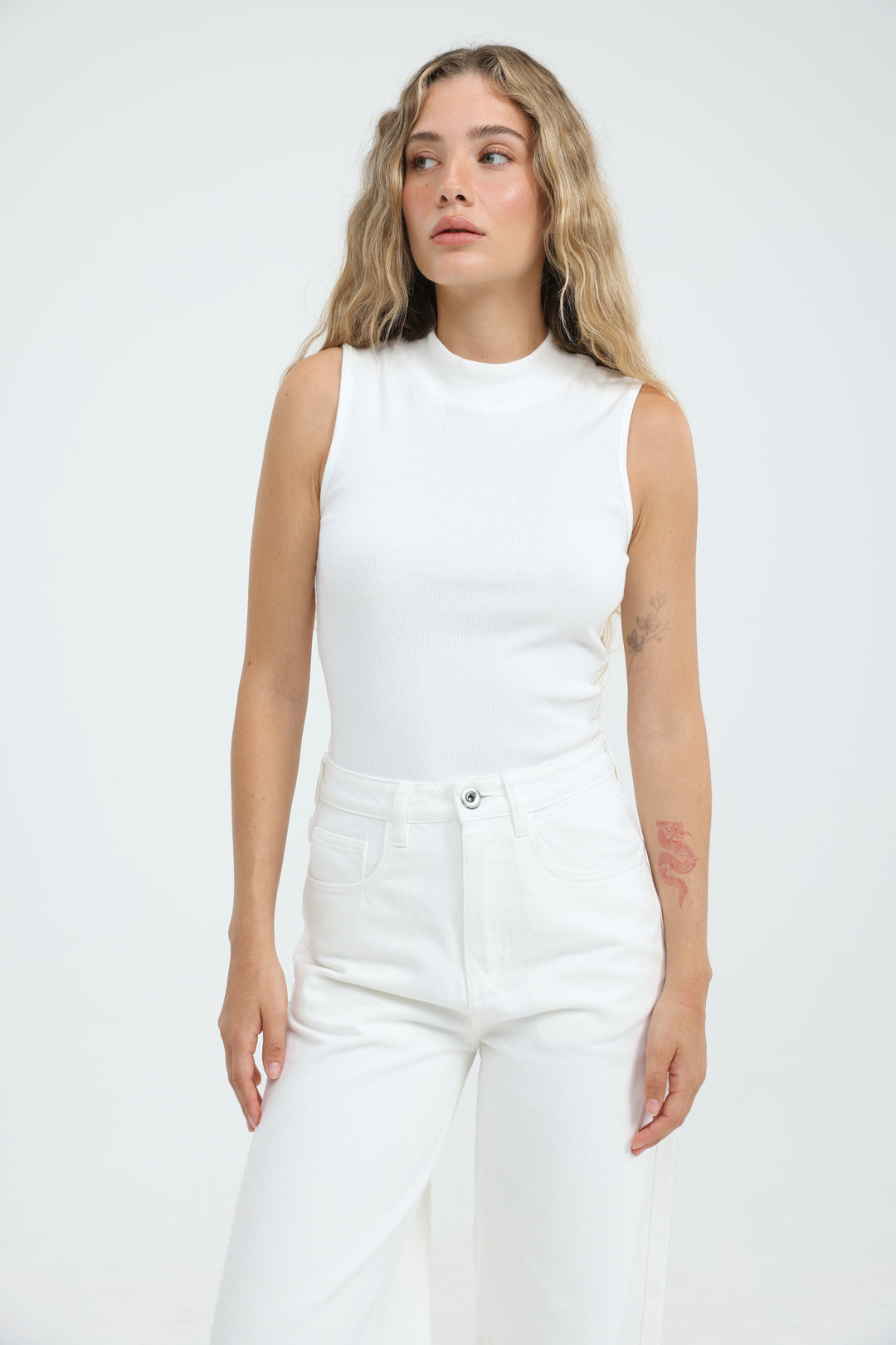 Clean47 White Bodysuit