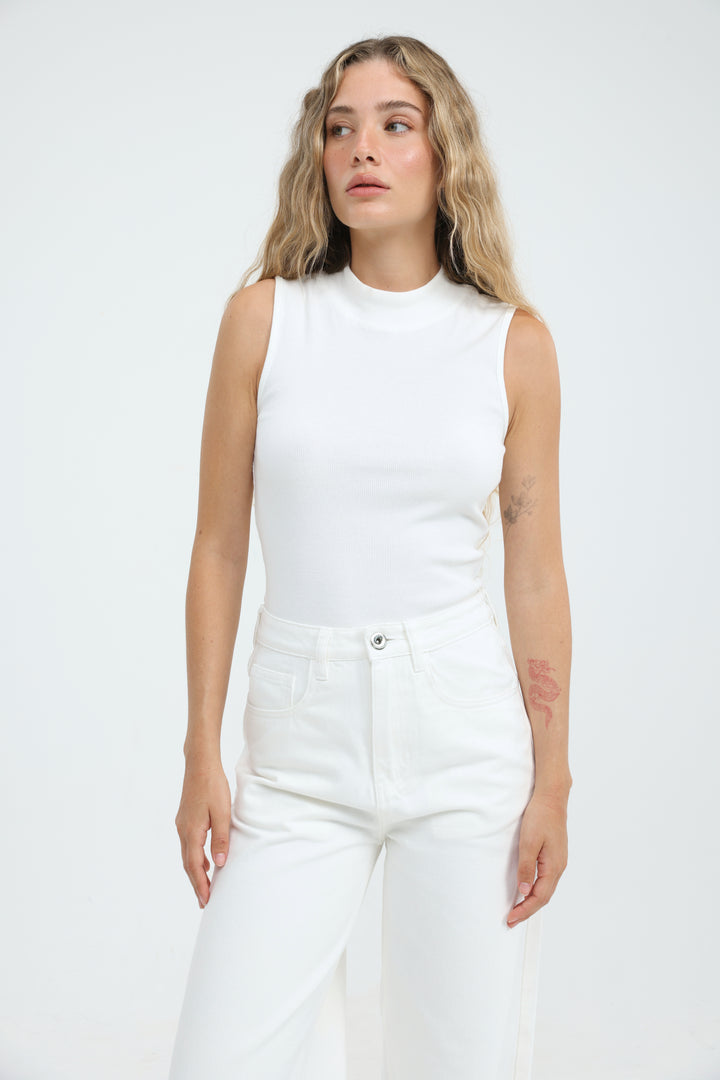 Clean47 White Bodysuit