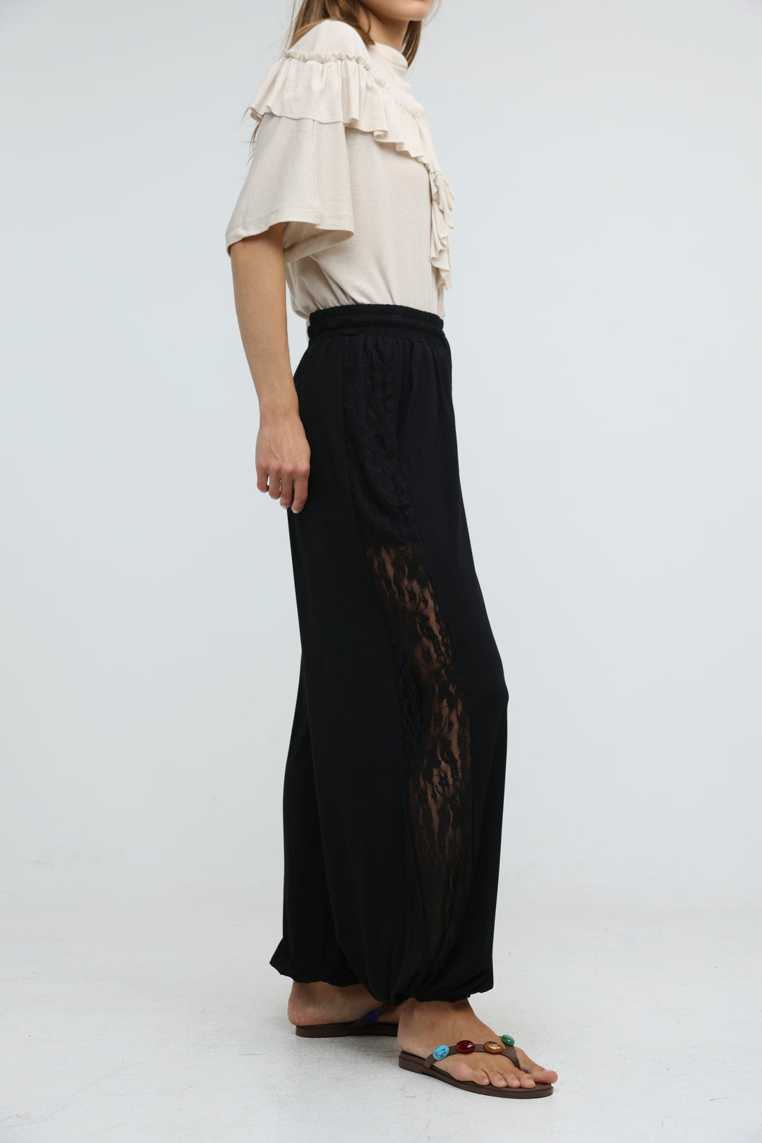 Wander Black Joggers