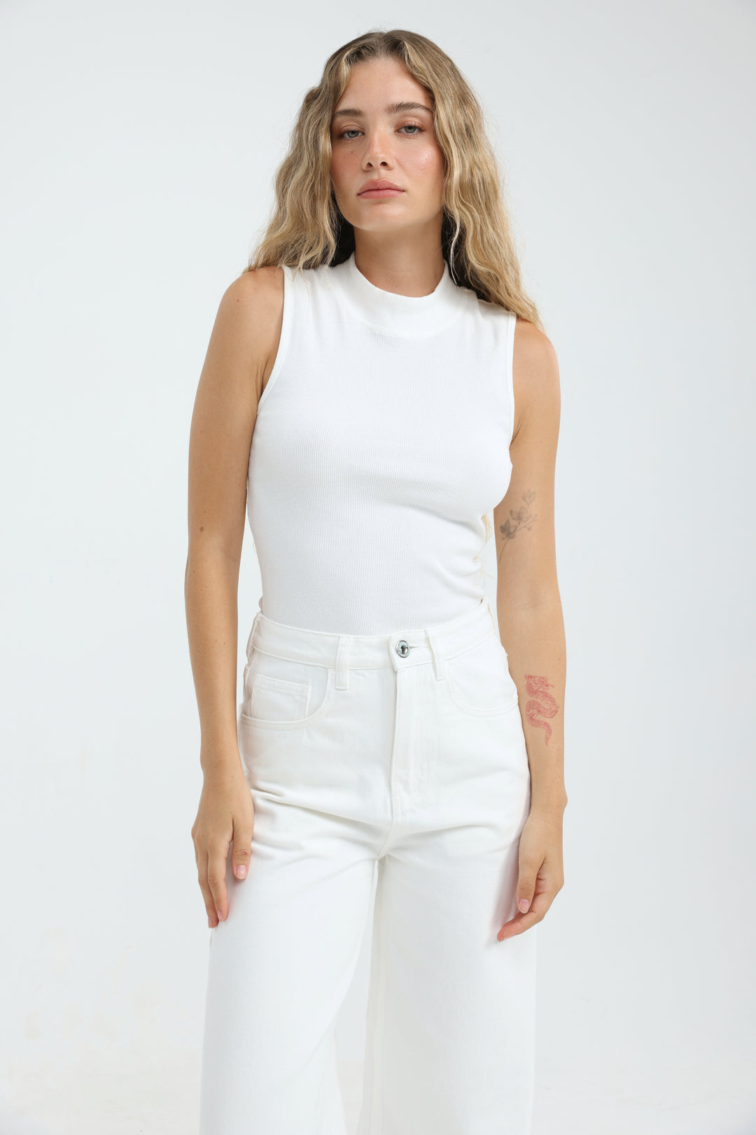 Clean47 White Bodysuit