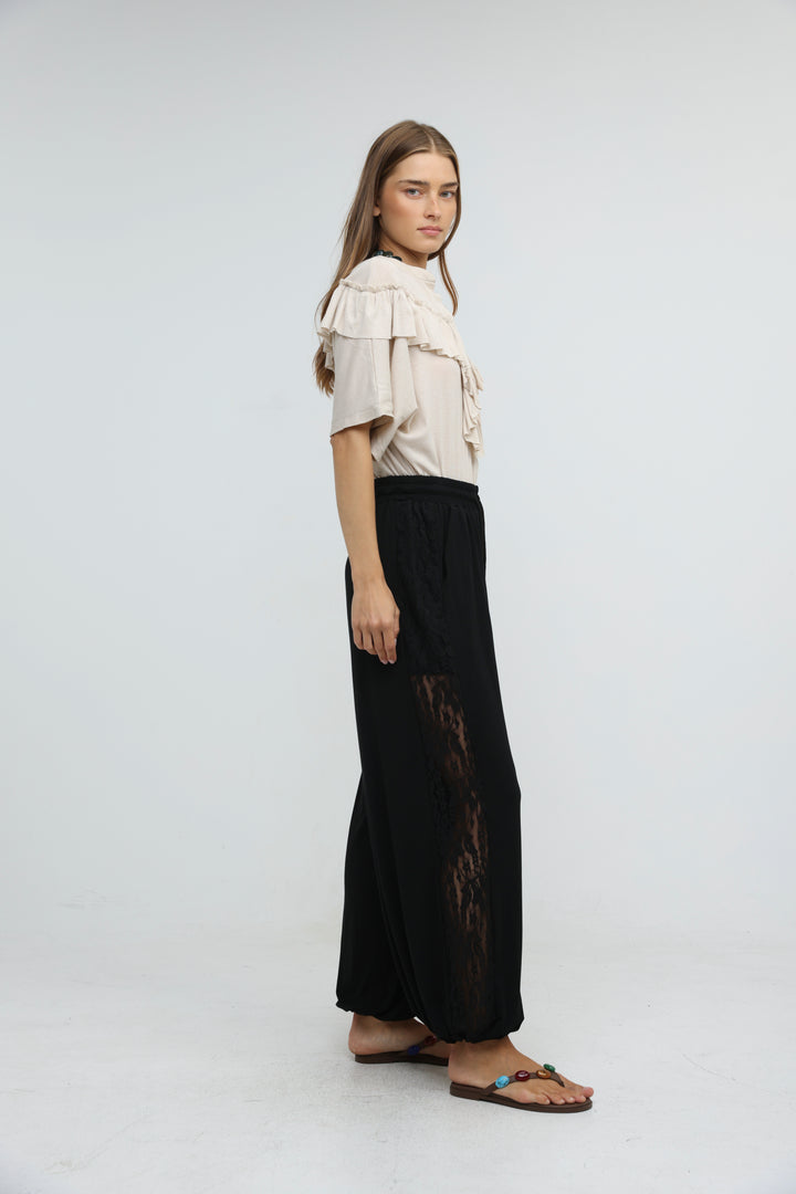 Wander Black Joggers