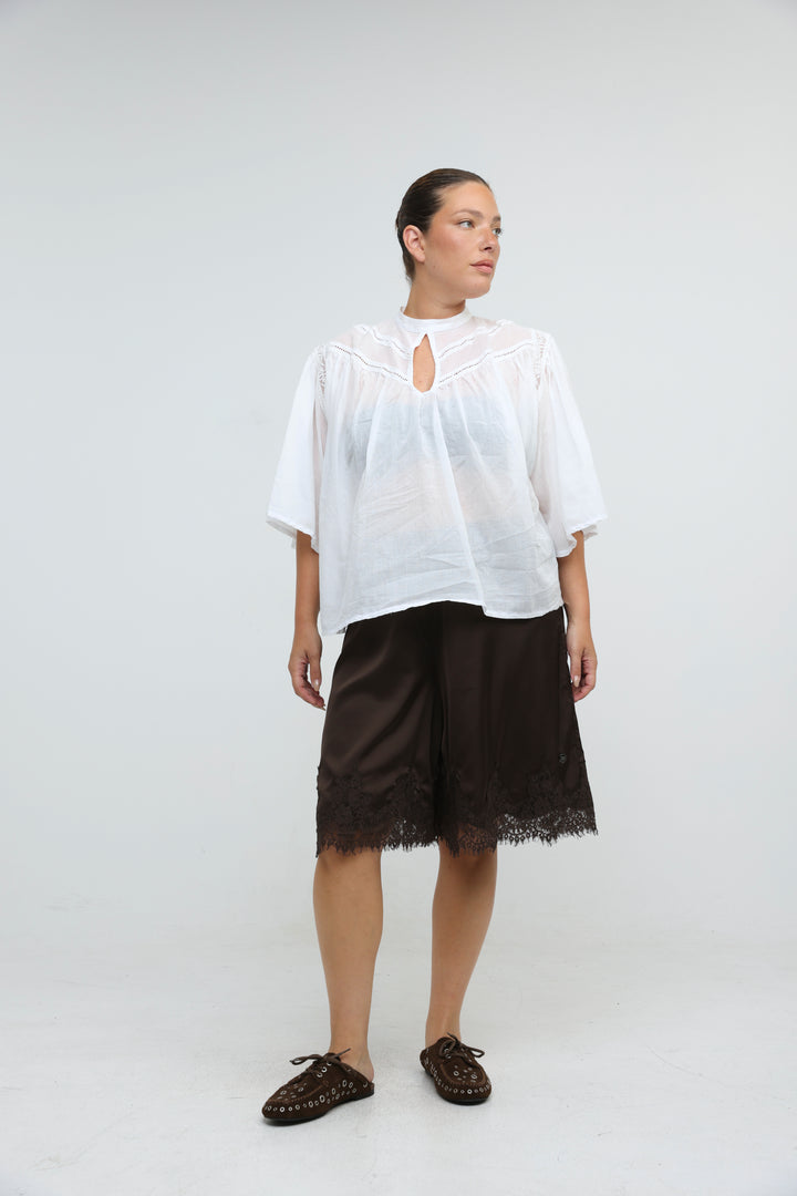 Luma White Blouse