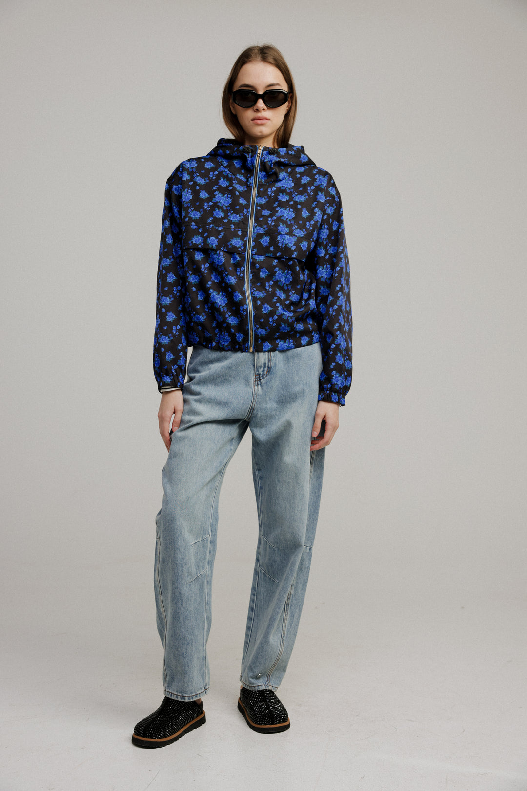 Uni Blue Floral Jacket