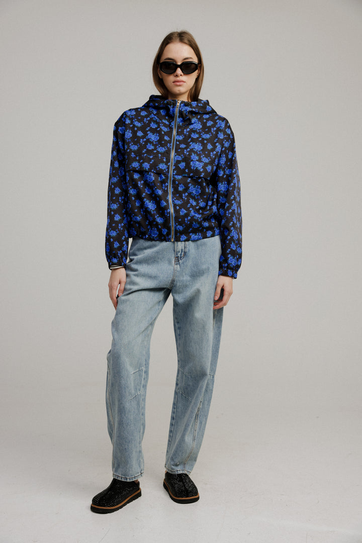 Uni Blue Floral Jacket