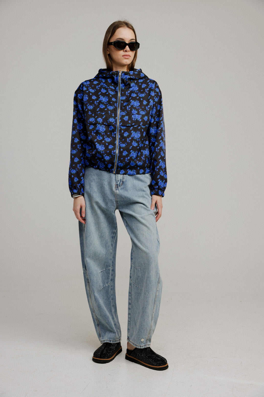 Uni Blue Floral Jacket