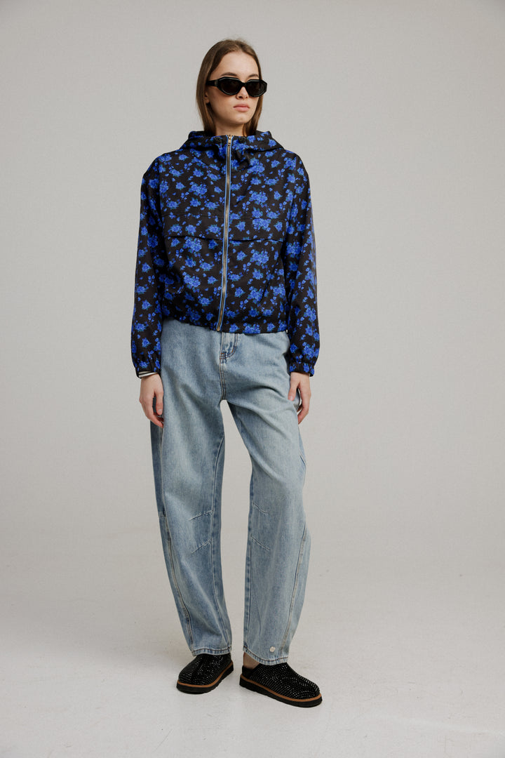 Uni Blue Floral Jacket