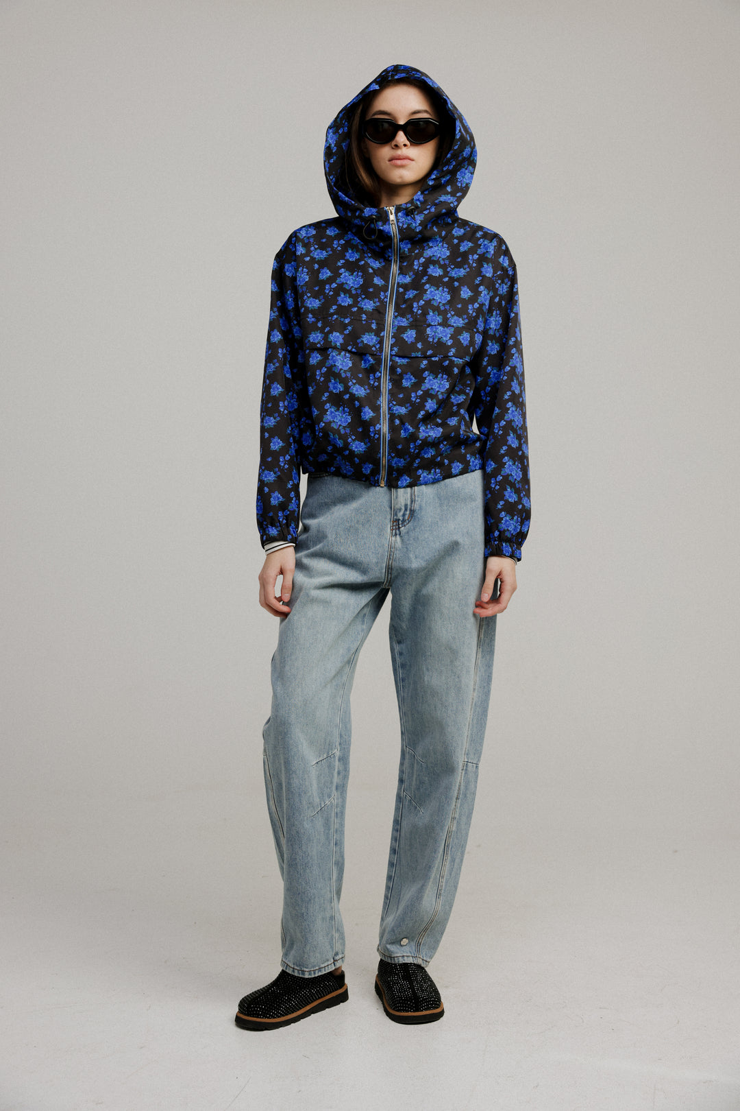 Uni Blue Floral Jacket