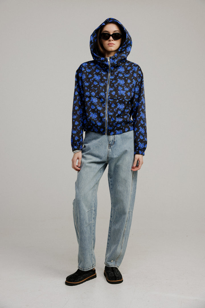 Uni Blue Floral Jacket