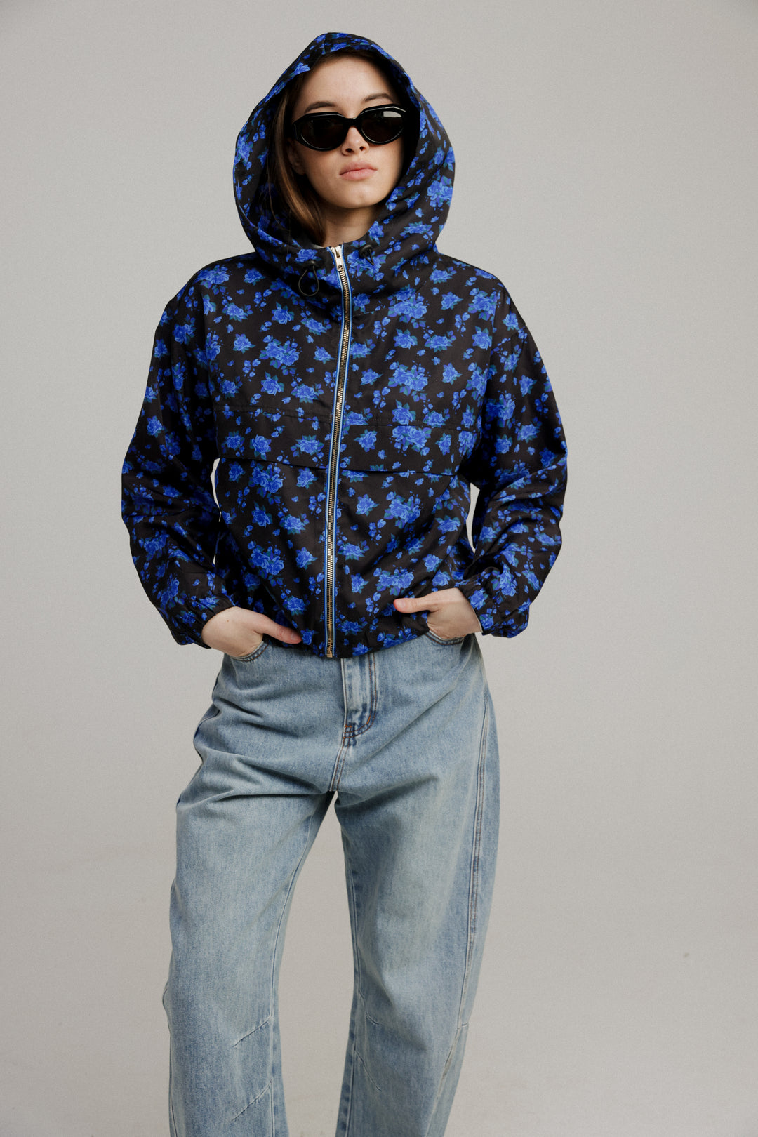 Uni Blue Floral Jacket