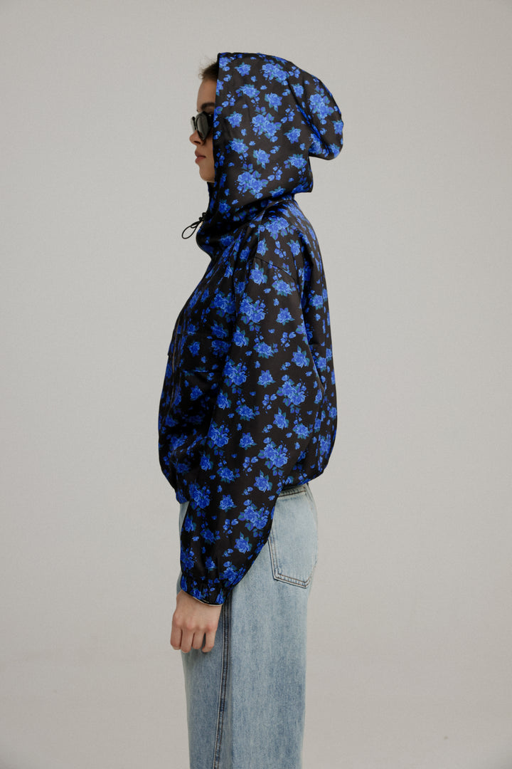 Uni Blue Floral Jacket