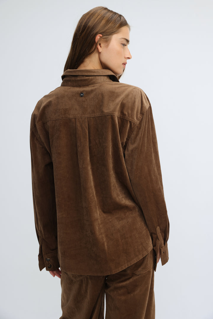 Corduroy Brown Shirt
