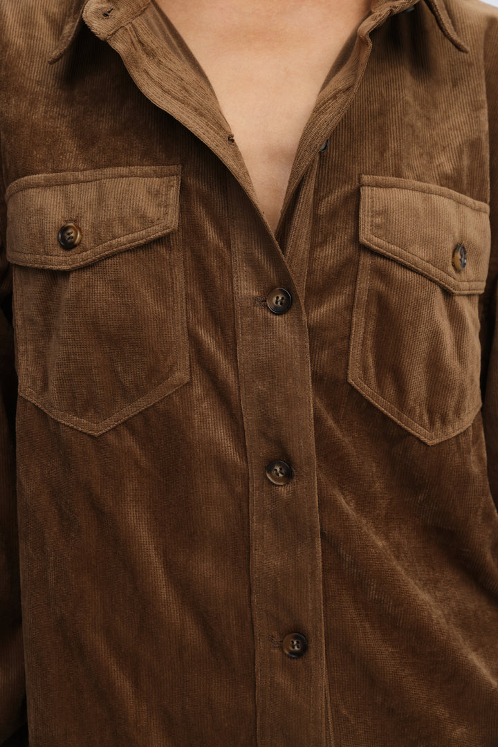 Corduroy Brown Shirt