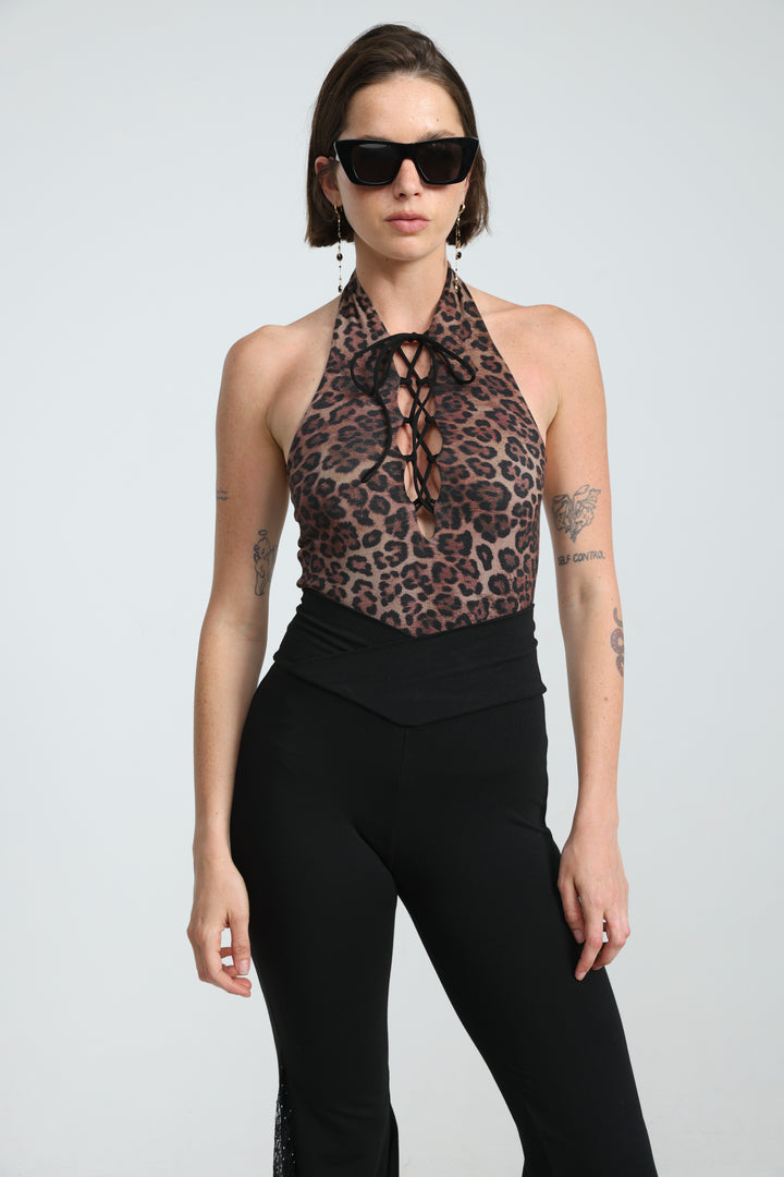 Wild Leopard Tank Bodysuit