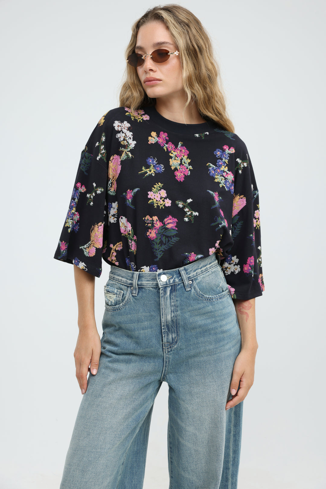Marmottan Blue Floral T-Shirt