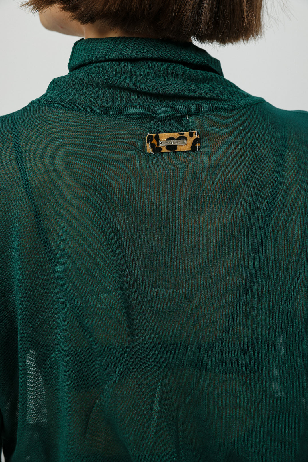 Moment Green High Neck Top