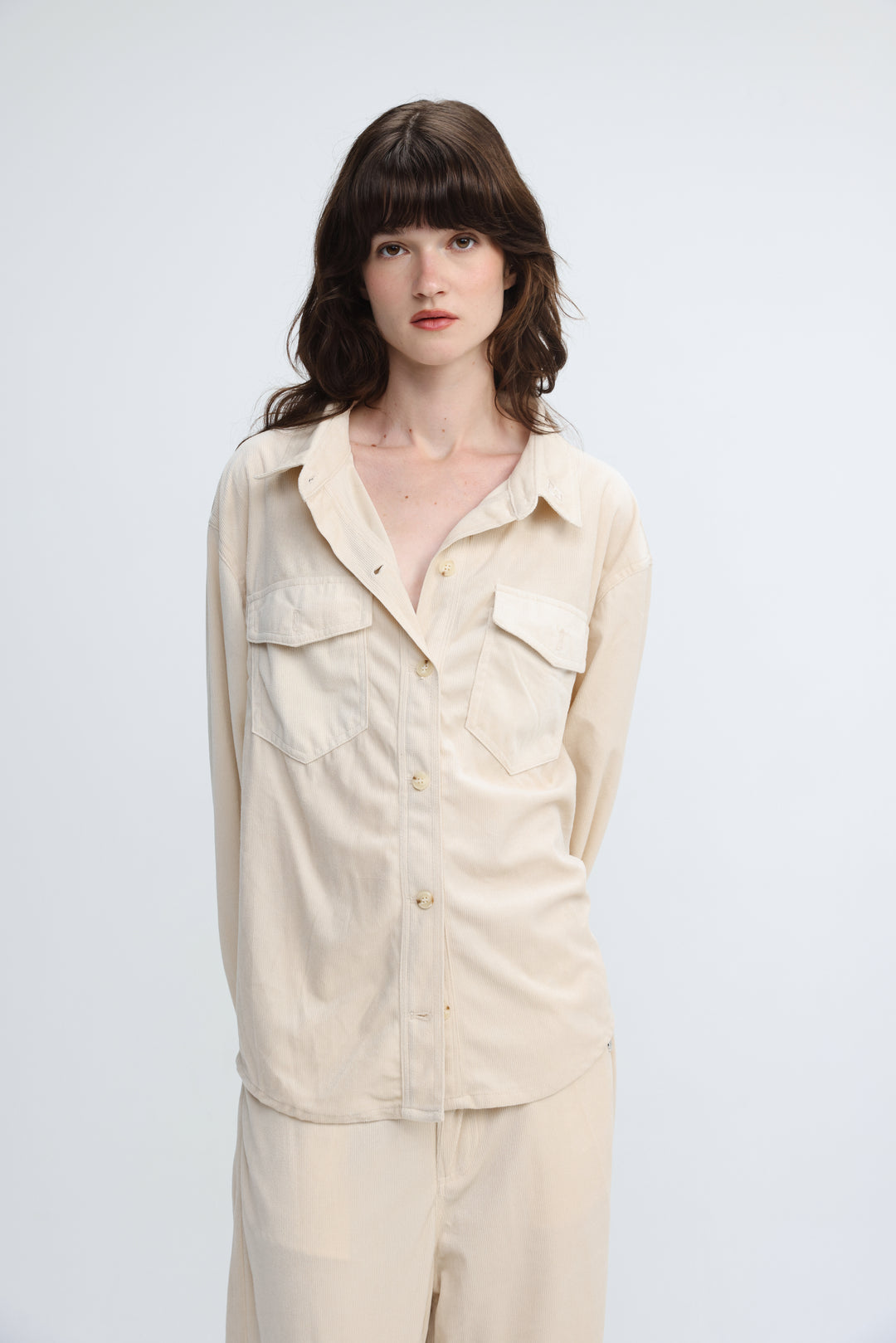 Corduroy Cream Shirt