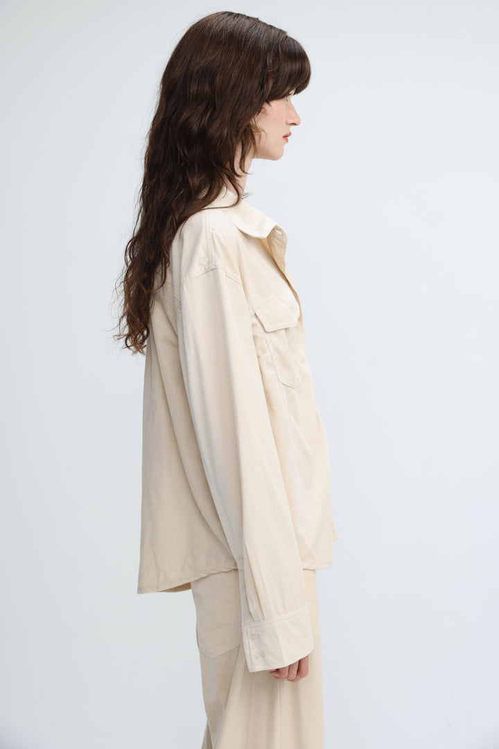 Corduroy Cream Shirt