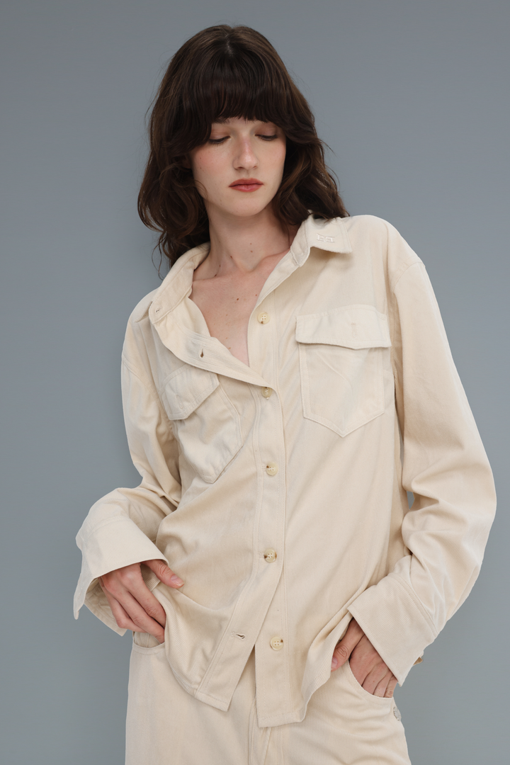 Corduroy Cream Shirt