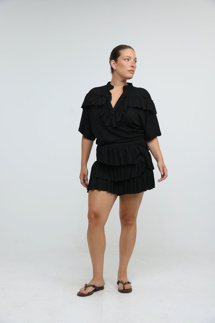 Sol Beige Mini Skirt