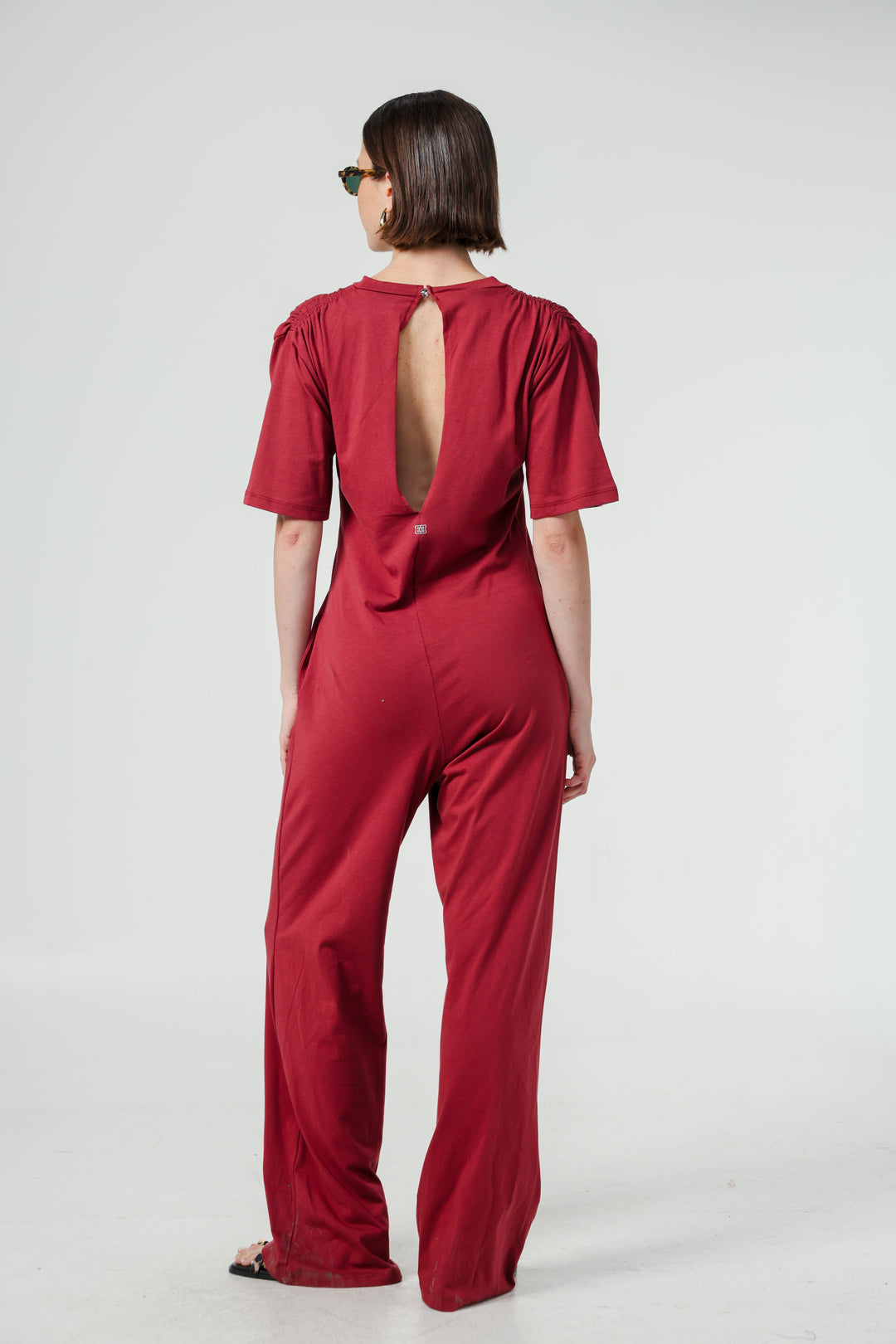 Just V Wine Jumpsuit