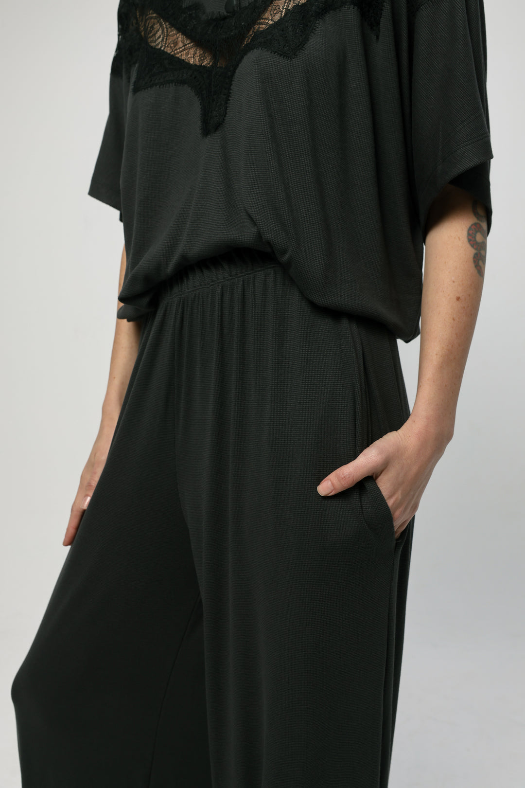 Pearl Black Joggers
